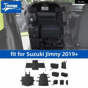スズキ 収納 片付けカーシートカバー 収納 袋アクセサリー ジムニー 2019-24 2025 カスタムパーツ アクセサリー 交換用部品 互換品