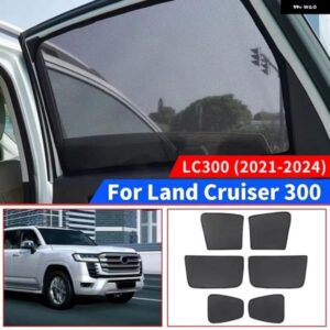 LC300 車サンシェードウィンドウ ネット 2021-2024 ランドクルーザー 300 車抗蚊サンシェードメッシュカバー UV プロテクター カスタムパー