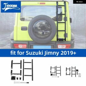 スズキ ジムニー 2019-24 車 外装 リアドアテールゲートクロールはしごフレーム カスタムパーツ アクセサリー 交換用部品 互換品