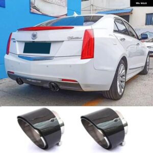 テールセクション排気キャデラック ATS ステンレス パイプカバー 装飾スリーブ カスタムパーツ アクセサリー 交換用部品 互換品