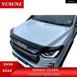 フロントバグシールドフードディフレクターボンネットガードいすゞ DMAX D-MAX 2020-23 ダブルキャビンカーアクセサリー カスタムパーツ ア
