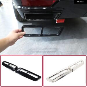 キャデラック エスカレード 2021-2024 ステンレス 黒カースタイリングマフラーサイレンサーカバー カーアクセサリー カスタムパーツ アクセ