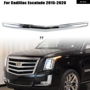 キャデラック エスカレード ESV 2015-18-2020 フロントバンパー 部品クロームフードモールドトリム グリル カーアクセサリー カスタムパー
