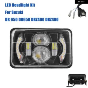 スズキ LED ヘッドライト キット ブラケット付き DR 650 DR650 DRZ400 DRZ 400 ヘッドランプ カスタムパーツ アクセ