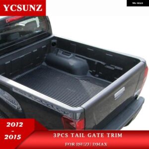 テクスチャブラックレールガード過負荷荷台ライナーいすゞ DMAX 2012-15 ピックアップトラック車 外装 アクセサリー カスタムパーツ アクセ