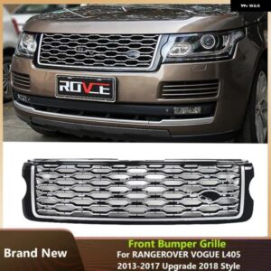 スタイル フロントバンパー アッパー メッシュ グリル LAND ROVER RANGE ROVER VOGUE L405 2013-2017 2018-2022 スタイルにアップグレード