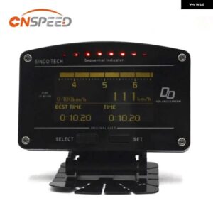 10 IN 1 スタイルオートスポーツデジタルメーター OLED デジタルタコメーター フルセンサーキット電気自動車メーター カスタムパーツ アク