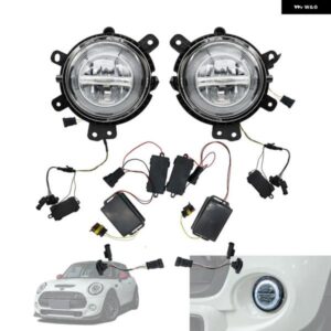 ミニクーパー F54 F55 F56 F57 ホワイト LED フォグランプ FOGLIGHT 交換部品デイタイム ランニングライト カスタムパーツ アクセサリー 交