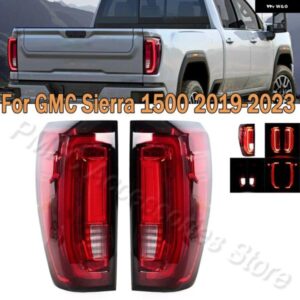 テールライト アセンブリリアブレーキ ライト ウィンカーフォグランプ GMC シエラ 1500 2019-2023 84831183 84831182 GM2800309 カスタムパ