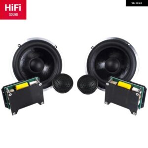 カーセット スピーカー B62 6.5インチ フロントドアスピーカー高低音ピッチスピーカー低音 TWETTERR で カスタムパーツ アクセサリー 交換