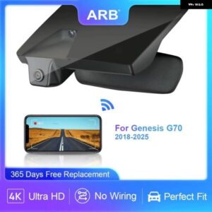 ブラックボックスカーDVRジェネシスG70 2018-24 2025 ARBファクトリールックカーカメラジェネシス カスタムパーツ アクセサリー 交換用部品