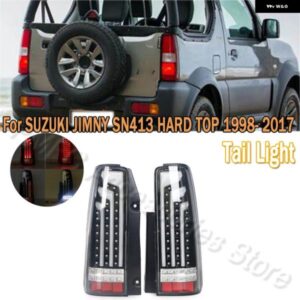スズキ 1ペア テールライト アセンブリリア LED ランプ ブレーキ とライト 付き ジムニー SN413 ハードトップ 1998-2017 車