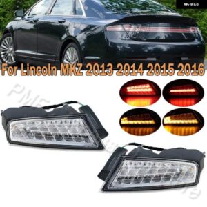 テールライト リアウィンカーライト ブレーキ ランプ テールランプ アセンブリホワイトシェルカーライト リンカーン MKZ 2013-2016 44463DT