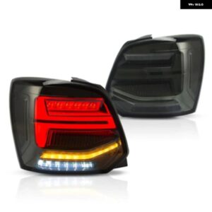 VLAND フル LED ダイナミック テールライト ウィンカー スモークレンズ テールライト アセンブリ VW ポロ 20011 2012-17 カスタムパーツ ア