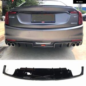 CT6 ABS 偽カーボンリアバンパー リップディフューザー 外装 部品キャデラック CT6 2018-2021 カーアクセサリー カスタムパーツ アクセサリ