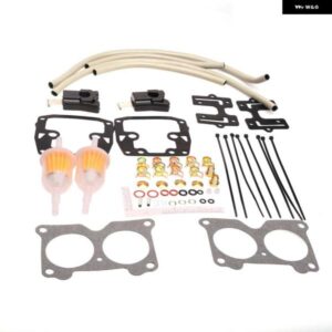 キャブレターリペアキット 18-7046 439076 フロートジョンソンエビンルードツインキャブレター再構築キット V4 85 90 100 115 125 140 HP