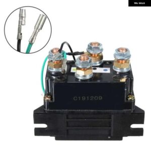 400A 黒ウインチリレーソレノイド DC 12V 車両 ATV トラック 6 パターンキャップ 21X 防水 IP67