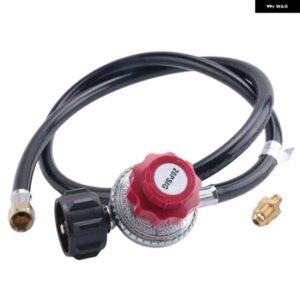 5フィート高圧プロパンレギュレータ ーホース 0-20PSIプロパンタンクレギュレータ ー QCC1 3/8インチメス トルコ用