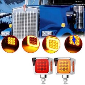 12V-24V LED デュアルフェイスウィンカーテール ブレーキ ストップライト トラック トレーラーバン車 RV サイド マーカー ライト
