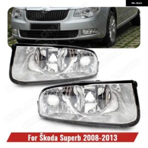 ライト シュコダ SUPERB MK2 2008-13 スタイリング フロントハロゲン フォグランプ ライトバルブ 無 2 穴