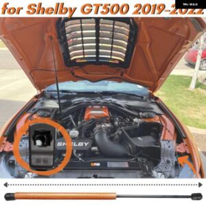 シェルビー GT500 2019-2022 用フードストラット フロントボンネット カーボン リフトサポート ガススプリング ショックアブソーバー バー ダンパー
