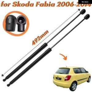 数量 2 トランクストラット シュコダ ファビア 5 ドア ハックバック 2006-2014 492MM リアテールゲート ブーツ ガススプリング ストラットバー リフトサポー