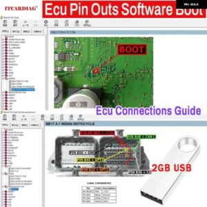 ECU 接続ガイド ECU ピン配置 ソフトウェア ブート ECU ピン配置 ベンチブーツ 操作コントロール ユニット への接続