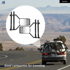 2X カーエクステンションバックミラー トレーラー牽引ミラー クリップオン牽引 トラック SUV エクステンションデュアルサイドビューウイングミラー