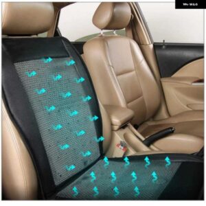 12V エア換気夏クール クッション ファン吹くクール夏換気 クッション シート クッション カーシート 冷却ベスト