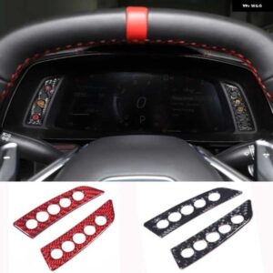 ダッシュボード 計器故障灯ハザード灯表示パネル フレーム トリムステッカー コルベット C8 スティングレイ Z51 Z06 2020-2023