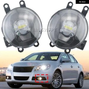 スズキ フォグランプ キザシ FR セダン 2010-2016 レンズ LED DRL デイライトランプカー 複数のオプション