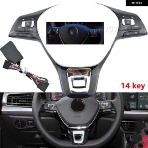 ACCESSORI ステアリング ホイールボタン スイッチ ボリュームボタン オーディオ スイッチ 電話ボタン VW ジェッタ MK6 ゴルフ 7 ポロパサートハブ
