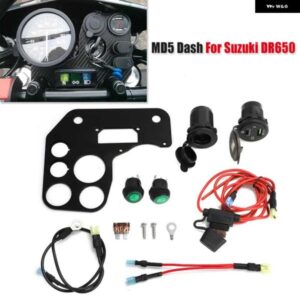 スズキ DR650 オートバイ MD5 ダッシュパネル DR 650 デジタル ダッシュボード カバー キャップベゼル USB 充電ポート 2 ス