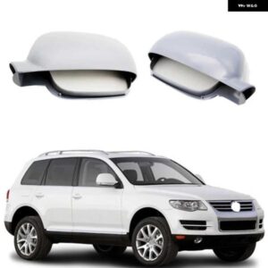 外側バックミラー カバー シェル VW トゥアレグ 37408 バックミラー ハウジング フレーム キャップ下塗り
