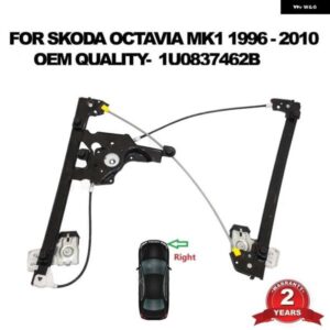 電動ウィンドウレギュレータ フロント右側ドア シュコダ オクタ A4 35217 2010