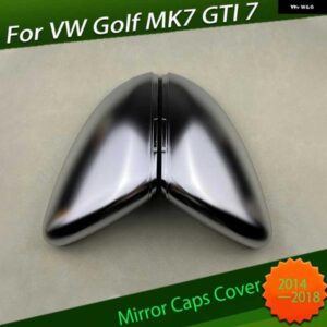 バックミラー カバー キャップ VW ゴルフ MK7 7.5 GTI 7 7R 2014-2018 ミラー ケースカバー マットクロームカバー