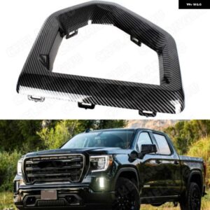 1個 左側 GMC シエラ 1500 2019-21 フロントバンパー フォグライト ランプグリル カバー OEM: 84176752