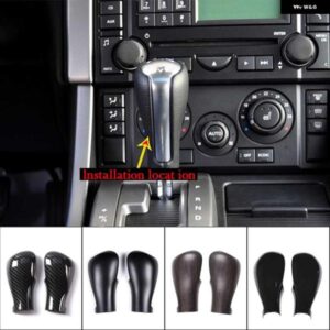 ABS ギア ヘッドシフトノブ ハンドル カバー トリムステッカー LANDROVERRANGEROVERSPORTS VOGUE2005-2013 インテリア