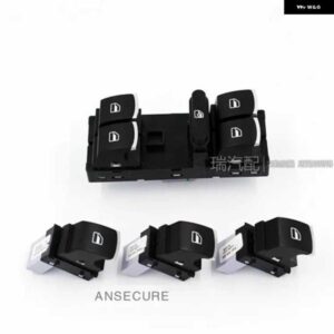 4個 クロームパワーウィンドウリフトマスター スイッチ ボタン VW ゴルフ ジェッタ MK5 ティグアンパサート B6 3C キャディ 5ND959855 5ND959857