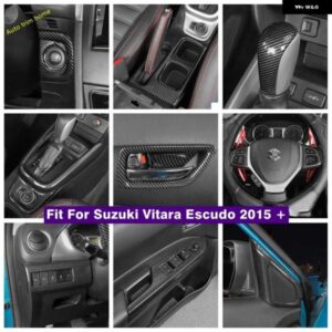 スズキ ピラー A スピーカー エア AC ライトコントロールパネルカバー トリム VITARA エスクード 2015 - 2022 カーボン イ
