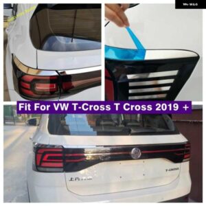 トランク テールライト アイブロウテールゲート ドア 装飾 ストリップ ベゼル カバー トリム VW T-CROSS T クロス 2019 - 2023