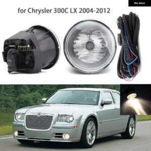 フォグランプ クライスラー 300C LX 2004-2012 ヘッドライト ハロゲン フォグランプ 配線ハーネススイッチ キット 部品自動