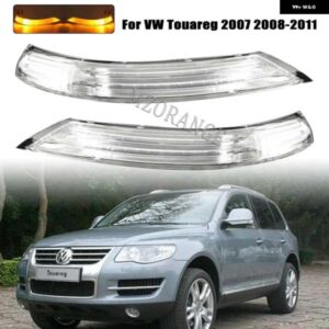 サイドミラー LED ウィンカー ライト インジケータ VW トゥアレグ 2007 2008-2011 ドアウイングリアビューミラー リピーターランプ
