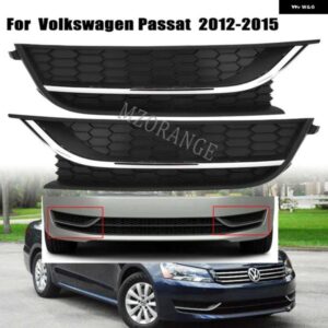フォグライト カバー VW パサート 2012-15 フロントバンパー グリル フォグランプ ヘッドライト トリム USA モデル