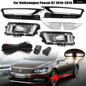 フォグランプ VW パサート B7 2010-15 ヘッドライト フロントバンパー フォグランプ リフレクター カー US モデル