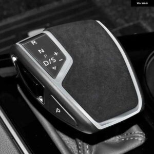 VW トゥアレグ 2019-22 ギアレバースティックシフトノブ カバー シェル ALCAN タラスエード車トリム