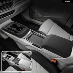 VW ID4 CROZZ 中央カップと アームレスト ボックス 蓋アタッチメント カバー ペースト シース シェル ブラック ホワイト