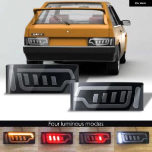 ペア LED ブレーキ テールライト ストップライト LADA 2109 2108 + ランニングウィンカー ライトランプ付きカースタイリング