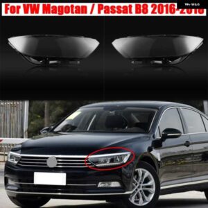 ヘッドライト カバー レンズガラスシェルフロント ヘッドランプ クリアランプシェード VW マゴタン/ パサート B8 2016 2017 2018