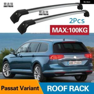 ルーフラックレール クロスビーム VW パサート ヴァリアント B8 3G5 CB5 2015 -2022 厚みの合金 ISO9001 品質
